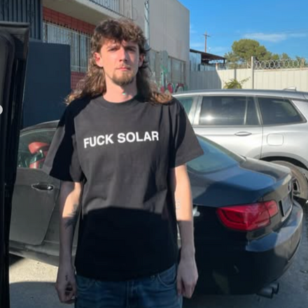 FUCK SOLAR TEE